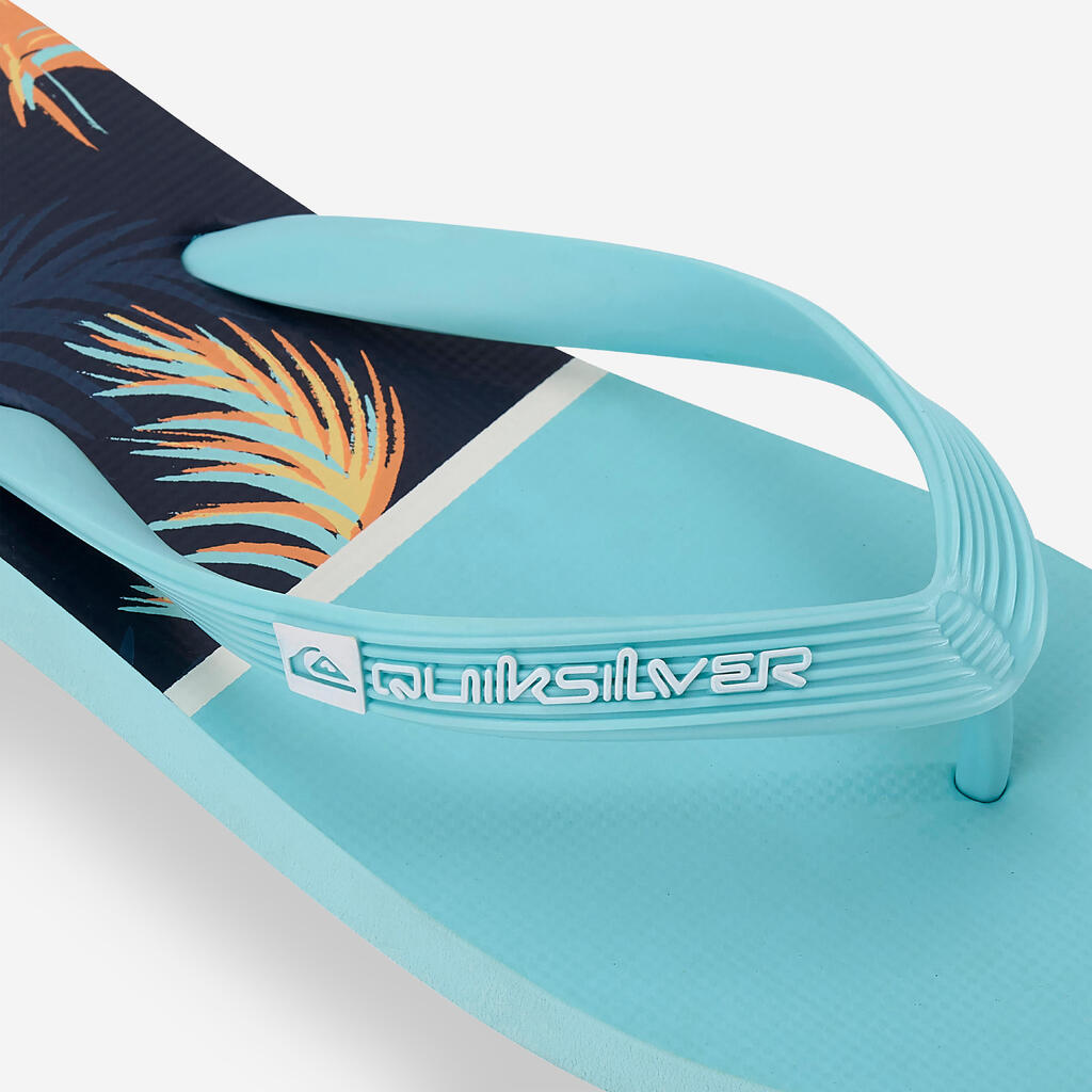 Pánske žabky Quiksilver Tropical Glitch modré